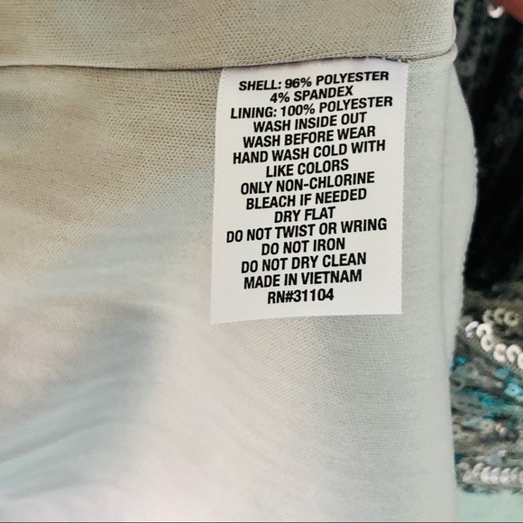 Silver Sequin Blouse - Picture 6 of 6